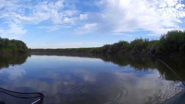 Ловля Щуки на р. Тобол с лодки. (Курган)