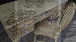 ПЕРЕДЕЛКА МЕБЕЛИ . ДЕКУПАЖ СТАРОЙ МЕБЕЛИ.