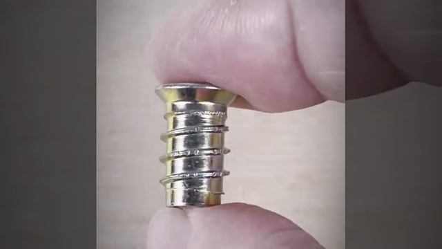 Втулка - футорка резьбовая мебельная | Как сделать многократно сборно-разборное резьбовое соединени смотреть онлайн