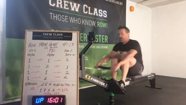 Session 18 Row From Home: A 16 Minute Continuous Indoor Rowing Workout and 200+ Stroke Finisher смотреть онлайн