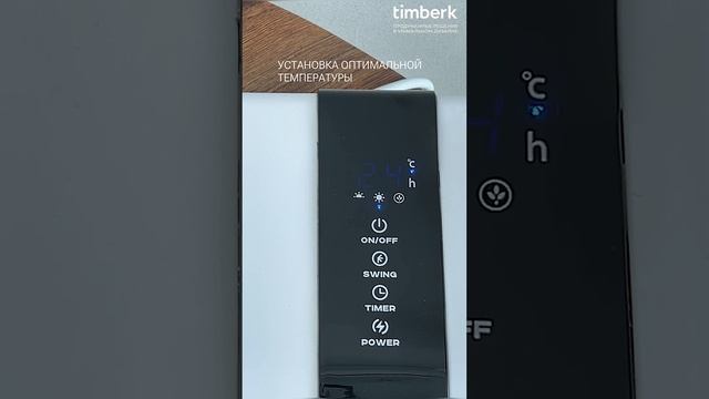 Электрический настенный тепловентилятор Timberk T-FH2-B10MC-W