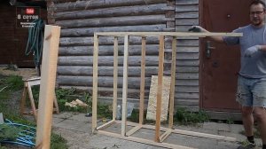 Уличные клетки (откорм) для кроликов часть 1