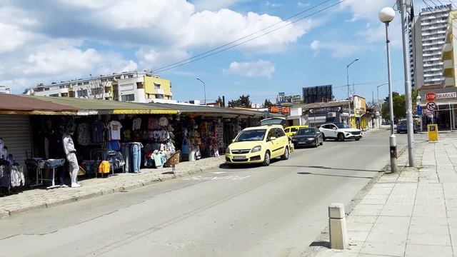 Солнечный Берег Прогулка Начало  Сезона в Болгарии ( Walking Sunny beach)