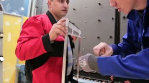 Сборка стеклопакета со встроенными жалюзи