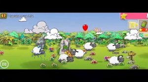 Играю в CLOUDS & SHEEP/ Родился новый барашек!