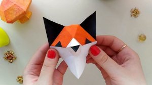 DIY ЛИСА из бумаги ПАПЕРКРАФТ | Katrin//Kate