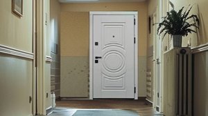 Одна из лучших входных стальных дверей мдф в квартиру или частный дом в современном стиле, заказать