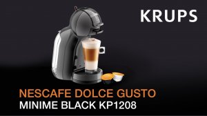Кофемашина NESCAFE DOLCE GUSTO MINIME BLACK KP1208. Вкус, стиль и потрясающая простота управления!