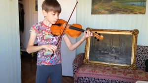 Этюд №33 на штрих мартле на скрипке из сборника Избранные этюды