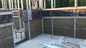 Строю дом из арболита - монолита своими руками.Часть 2. Глаз...