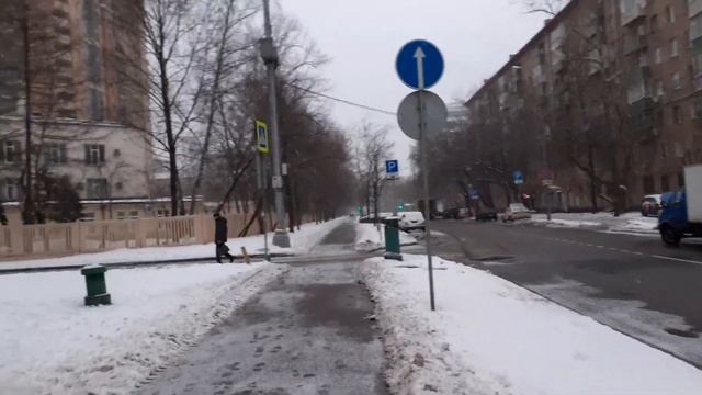 Москва 3490 Часовая улица зима день