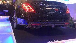 Mercedes S65 AMG Brabus Rocket 900 Exhaust Sound