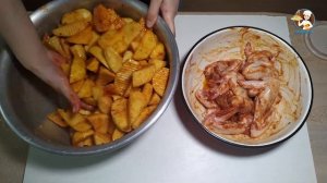 КУРИЦА С КАРТОШКОЙ В ДУХОВКЕ