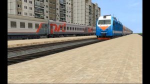 Несколько минут на станции Ростов - Главный (Trainz 12) #3