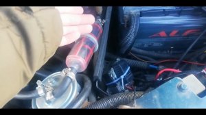 Перенос фильтра фольксваген Т4 2,5ТДИ. Fuel filter VOLKSWAGEN T4 2.5 TDI