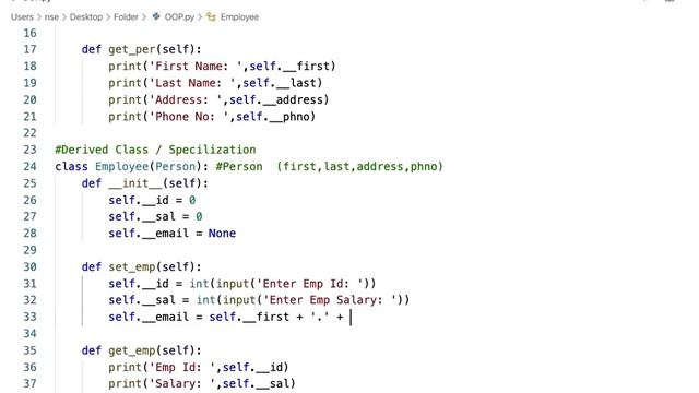04 | OOP in Python | Single Inheritance | Multiple Inheritance