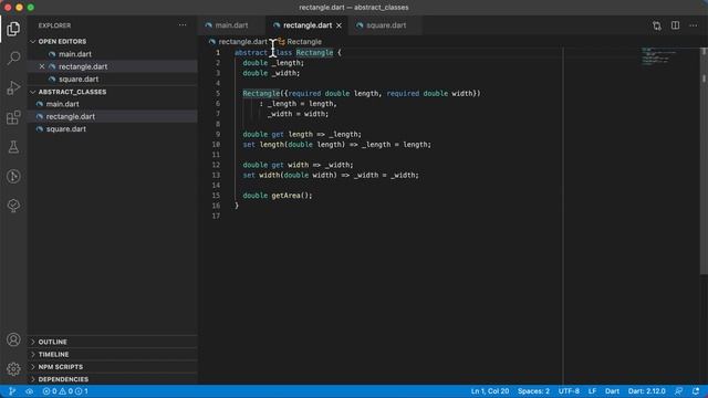 Dart Classes - Abstract Classes смотреть онлайн