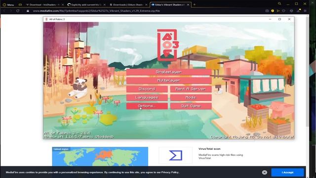 How to add Iris Shaders and Sodium to All of Fabric 3 - Minecraft Modpack Tutorial