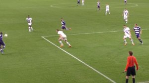 UEFA Europa League RSC Anderlecht - Tottenham Okaka-Praet action