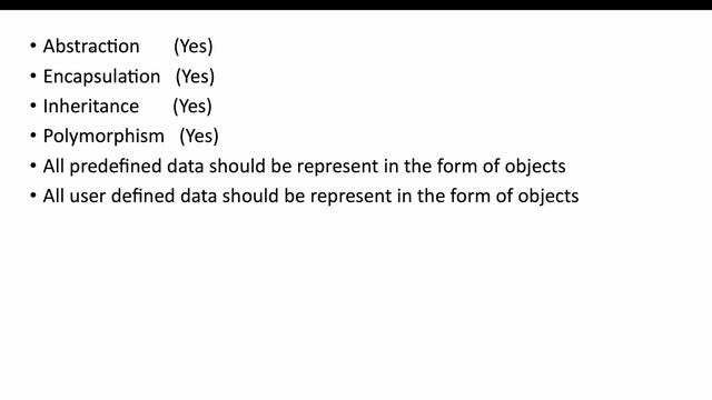 Is Java purely object oriented Language? смотреть онлайн