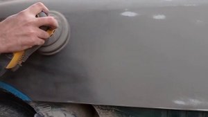 Как затереть грунт  под покраску на сухую