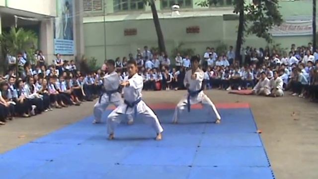 Tr NGUYEN VAN TO Q10_Mon hoc tu chon:Vo thuat(Karate do).Thuc hien clip:Thay Tran Cong Khanh