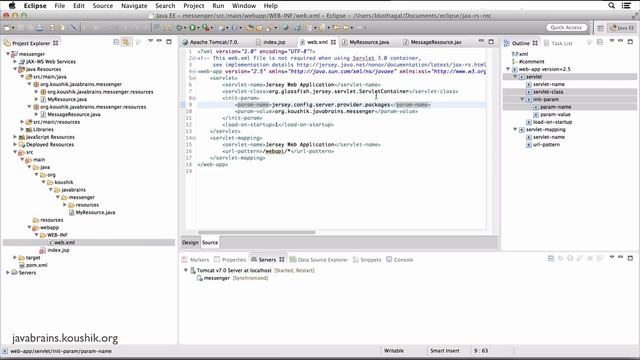REST Web Services 13 - Creating a Resource смотреть онлайн