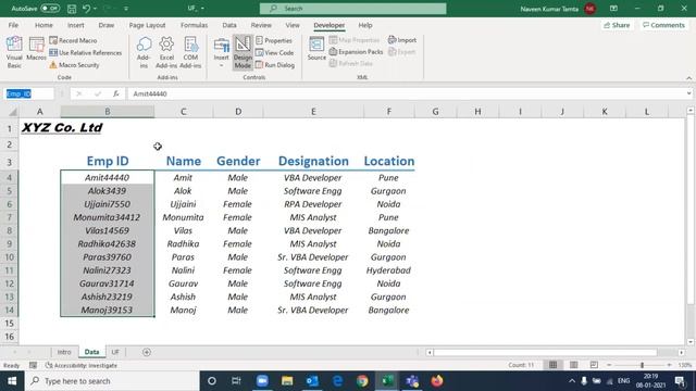 vlookup in userform excel vba in hindi || vlookup in userform textbox and combobox || NaveenVBA || смотреть онлайн