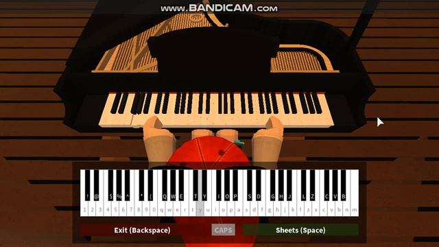 Wake Me Up When September Ends | Virtual Piano | ROBLOX | смотреть онлайн