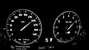 BMW M5 F10 разгон до 330 KMH