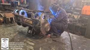 Крашер на подшипниках. Смазка-раз в полгода. Смазка усиленных 4-буксовых-раз в 2 года