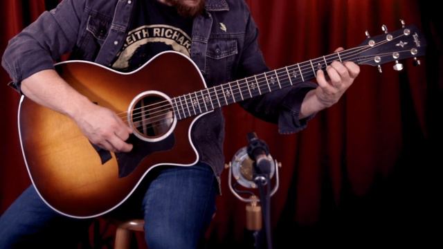 Taylor 414ce-R 'Tobacco Sunburst' Acoustic Electric Guitar смотреть онлайн