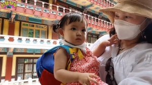 [SUB] 한국에서 가장 큰 절에 간 루다? - (16개월 아기?)