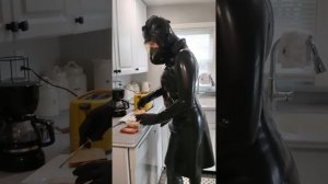 A rubberdoll has to eat! :D