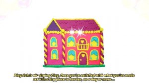 Play Doh House. Making Disney Princess Barbie Dollhouse