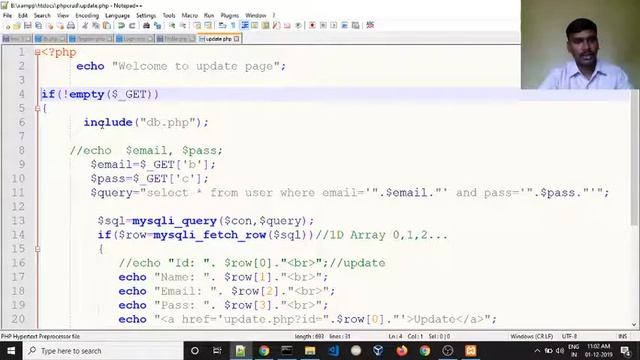 ? PHP CRUD - Update Part -1 | PHP Tutorial | PHP Course In Tamil | REST API | PHP In Postman Callin