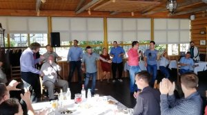 12.06.2018. Песня "Белые розы". Исполняет 3-й факультет выпуска СПВУРЭ ПВО 1998-го года.