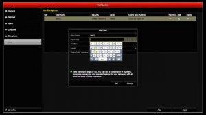Skywall IP - Add and Remove User on your NVR