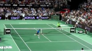 tennis-i.com Федерер-дель Потро, Gillette tour-2012