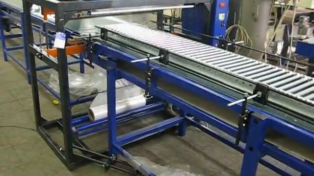 Упаковка карнизов,погонажных изделий из профиля в ПЭ-плёнку.