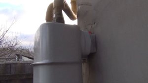 █ Газовый счетчик к стене фасада и нет ПРОБЛЕМ / Учет ГАЗА / gas metering