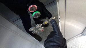 BRAND NEW Euroliftmash MRL Traction Elevator at Davydkovo Metro Station, Mozhaysky in Moscow, Russi