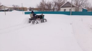 самодельный гусеничный трактор из оки