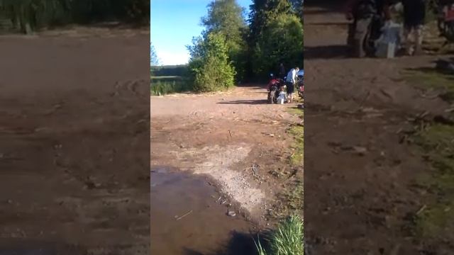 Покатушки по воде на мото gs 150