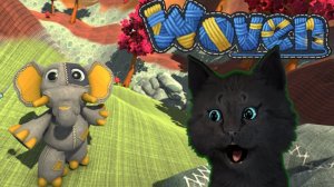 СЛОНИК В WOVEN ТКАННЫЙ МИР С ГОВОРЯЩИМ СУПЕР КОТОМ ( ИГРА для ДЕТЕЙ )