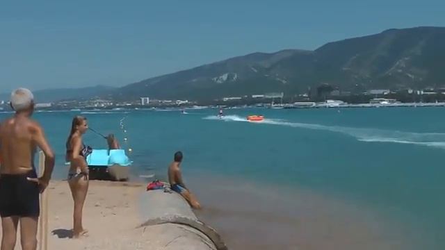 Геленджик на пляже