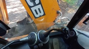 JCB 4cx 3cx погрузчик экскаватор.органы управления.знакомство с кабиной.управление/эксплуатация #jc