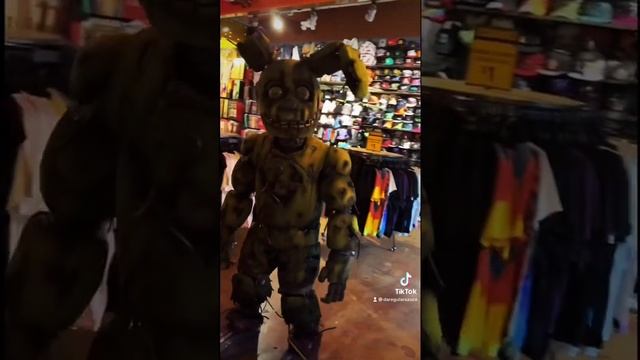 Springtrap goes to Spencers