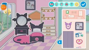 как сделать комнату с Hello Kitty и с Kuromi?