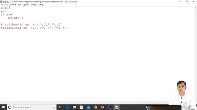 How to Run a Python Programs | First Program In Python Class 12 | Class 12 Computer Science in Hind